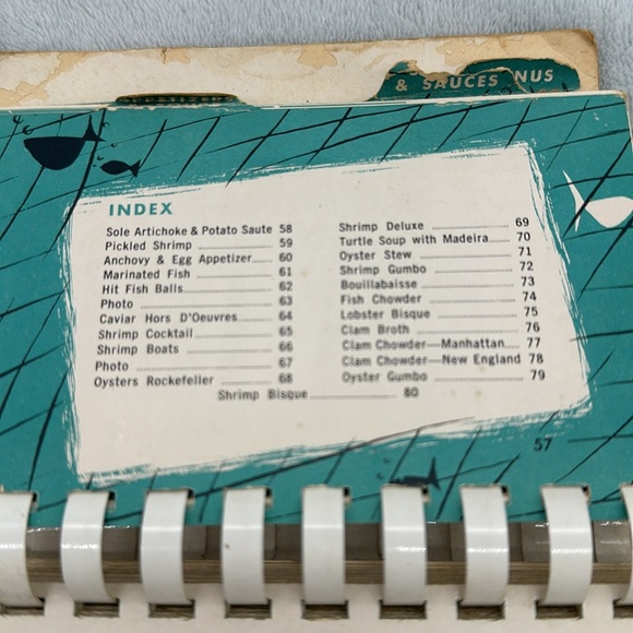 Vintage Recipes “From Nets to You” a log of fish recipes-Trophy & International - Picture 4 of 9